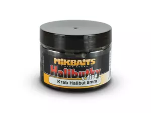 MIKBAITS Halibutky v dipu 150ml - Krab Halibut 8mm