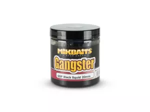 MIKBAITS Gangster boilie v dipu 250ml - GSP Black Squid 20mm 