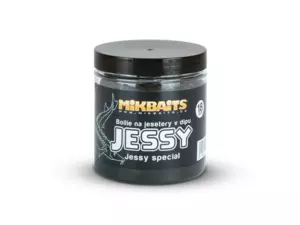 MIKBAITS Jessy boilie na jesetery v dipu 250ml - Jessy special 18mm