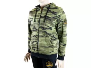 Mikbaits oblečení - Mikina Zip up camou M