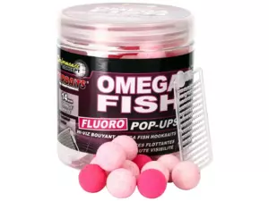 STARBAITS Boilie FLUO plovoucí Omega Fish 80g