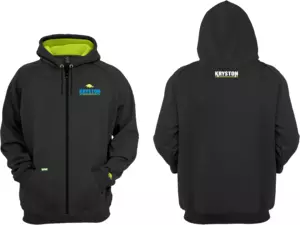 Kryston oblečení - Mikina černá Zipper XL