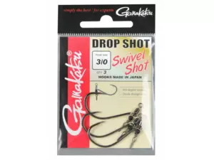 GAMAKATSU Dropshotový háček Swivel Shot Black