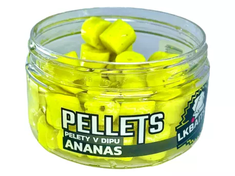 LK Baits Pelety v dipu Ananas 12mm, 60g