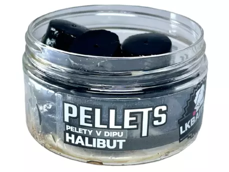 LK Baits Pelety v dipu Halibut 17mm, 60g