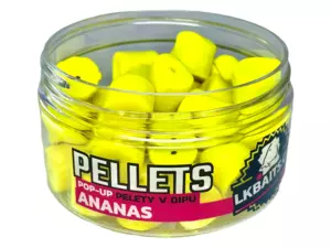 LK Baits POP-UP Pelety v dipu Ananas 12mm, 40g