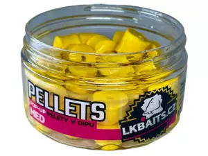 LK Baits POP-UP Pelety v dipu Med 12mm, 40g