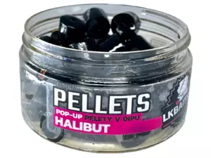 LK Baits POP-UP Pelety v dipu Halibut 12mm, 40g