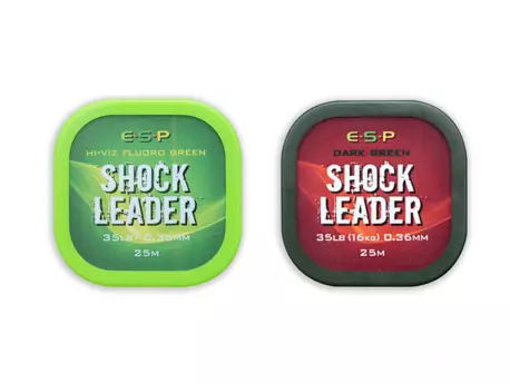 ESP Shock Leader 35lb 0,36mm 25m Dark Green VÝPRODEJ