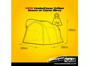 Solar - Bivak - Undercover Green 2-man Bivvy Outer