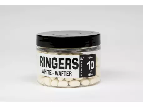 RINGERBAITS LTD Ringers - Slim Chocolate Wafters 10mm bílá 70g