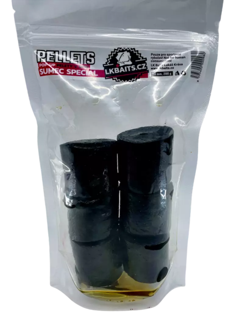 LK Baits POP-UP Pelety v dipu Sumec Special 38 mm, 200g