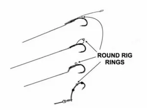 EXTRA CARP EXC Kroužky Round Rig Rings