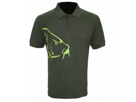 Zfish Tričko Carp Polo T-Shirt Olive Green