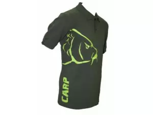 Zfish Tričko Carp Polo T-Shirt Olive Green