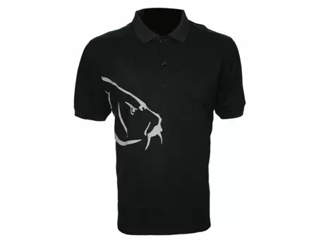 Zfish Tričko Carp Polo T-Shirt Black