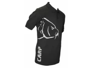 Zfish Tričko Carp Polo T-Shirt Black