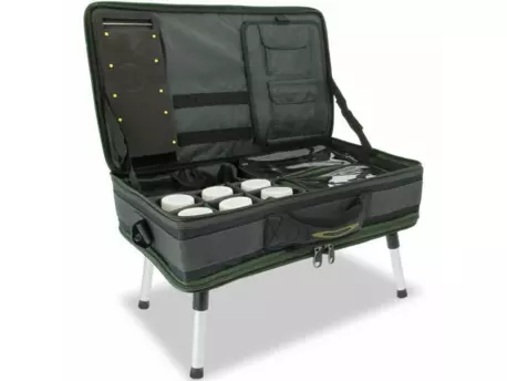 NGT Stolek s Kufrem Carp Bivvy Table System