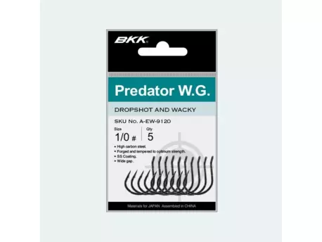 BKK: Háček Predator WG 6ks VÝPRODEJ