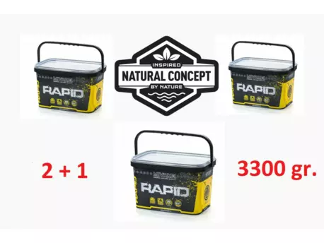 MIVARDI Akce 2+1 Rapid Boilies Platinum - B17 (3300g | 24mm)