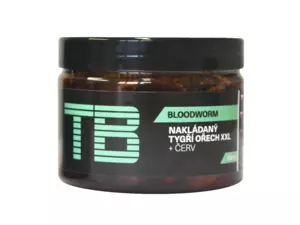 TB Baits Nakládaný Tygří Ořech XXL + Červ 150 ml - Bloodworm