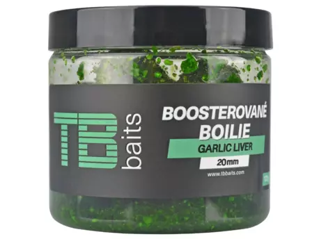 TB Baits Boosterované Boilie Garlic Liver 120 g