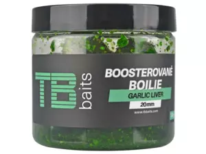 TB Baits Boosterované Boilie Garlic Liver 120 g VÝPRODEJ