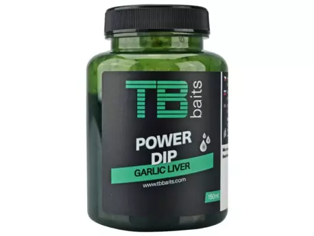 TB Baits Power Dip Garlic Liver 150 ml