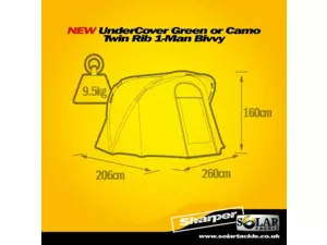 Solar - Bivak - Undercover Camo Twin Rib 1-man Bivvy