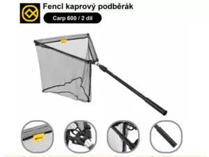 FENCL kaprový podběrák Carp 600 / 2 díl s pogumovanou sítí