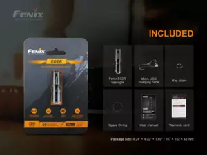 FENIX Nabíjecí svítilna E02R