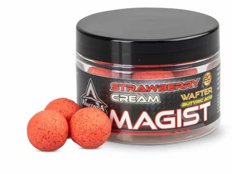 SAENGER Anaconda Vyvážené boilie Wafter Magist Strawberry Cream 16 mm/70 g