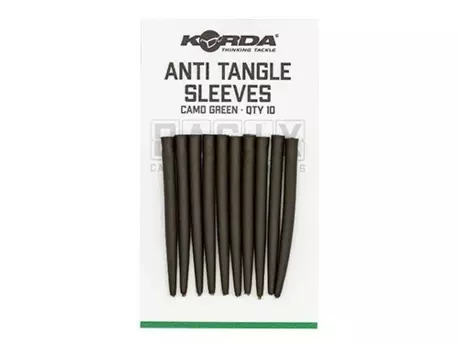 Korda Převleky Basix Anti Tangle Sleeves Camo Green