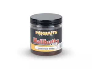 MIKBAITS Halibutky v dipu 250ml - Robin Red 20mm