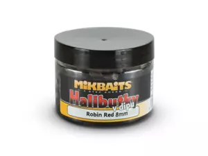 MIKBAITS Halibutky v dipu 150ml - Robin Red 8mm