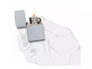 ZIPPO benzínový zapalovač SATIN CHROME