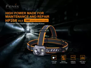 FENIX Nabíjecí čelovka HP25R V2.0