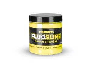 MIKBAITS Fluo slime obalovací dip 100g - Banán Hruška