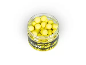 MIKBAITS Plovoucí fluo boilie 150ml - Ananas N-BA 14mm