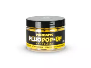 MIKBAITS Plovoucí fluo boilie 150ml - Pampeliška 14mm