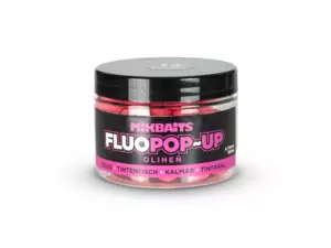 MIKBAITS Plovoucí fluo boilie 150ml - Oliheň 14mm