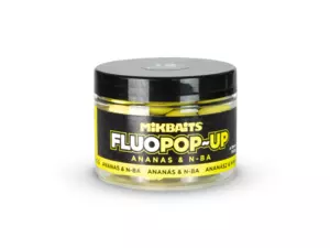 MIKBAITS Plovoucí fluo boilie 150ml - Ananas N-BA 18mm