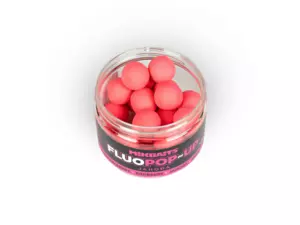 MIKBAITS Plovoucí fluo boilie 150ml - Jahoda 18mm