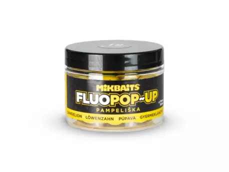 MIKBAITS Plovoucí fluo boilie 150ml - Pampeliška 18mm