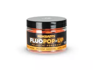 MIKBAITS Plovoucí fluo boilie 150ml - Půlnoční pomeranč 18mm
