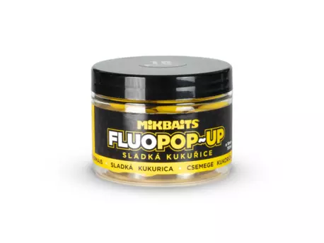 MIKBAITS Plovoucí fluo boilie 150ml - Sladká kukuřice 18mm
