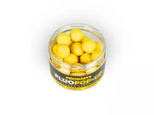 MIKBAITS Plovoucí fluo boilie 150ml - Sladká kukuřice 18mm
