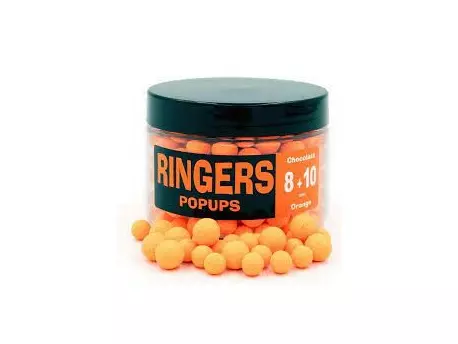 RINGERBAITS LTD Ringers - Chocolate Orange Pop-up 8 & 10mm 70g Čoko Pomeranč