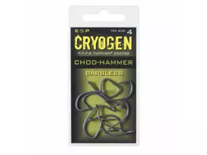 ESP háčky bez protihrotu  Chod-Hammer Cryogen Barbless vel.4