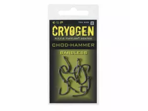 ESP háčky bez protihrotu  Chod-Hammer Cryogen Barbless vel.8